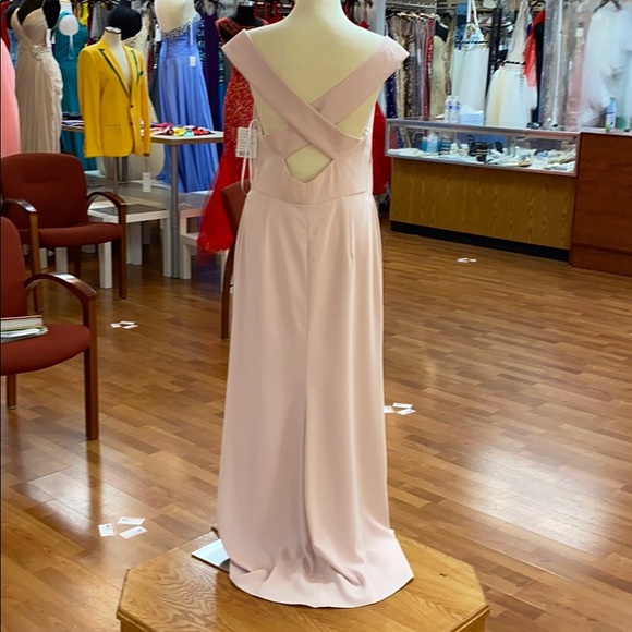 ✔️ blush pink bridesmaid dress